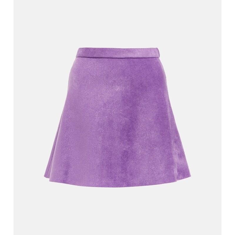 Alaïa Velvet miniskirt
