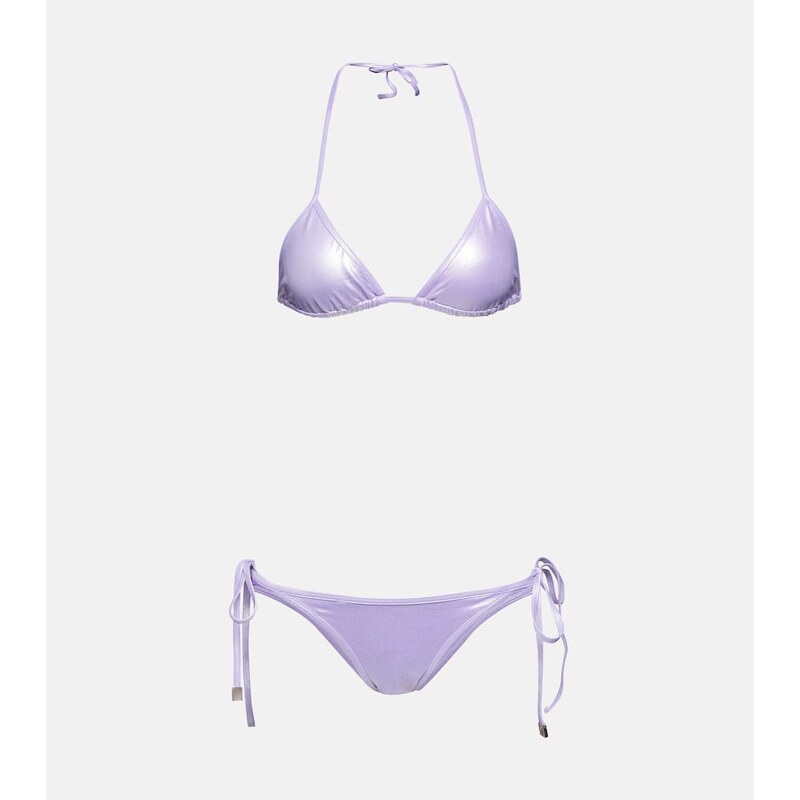 The Attico Metallic bikini