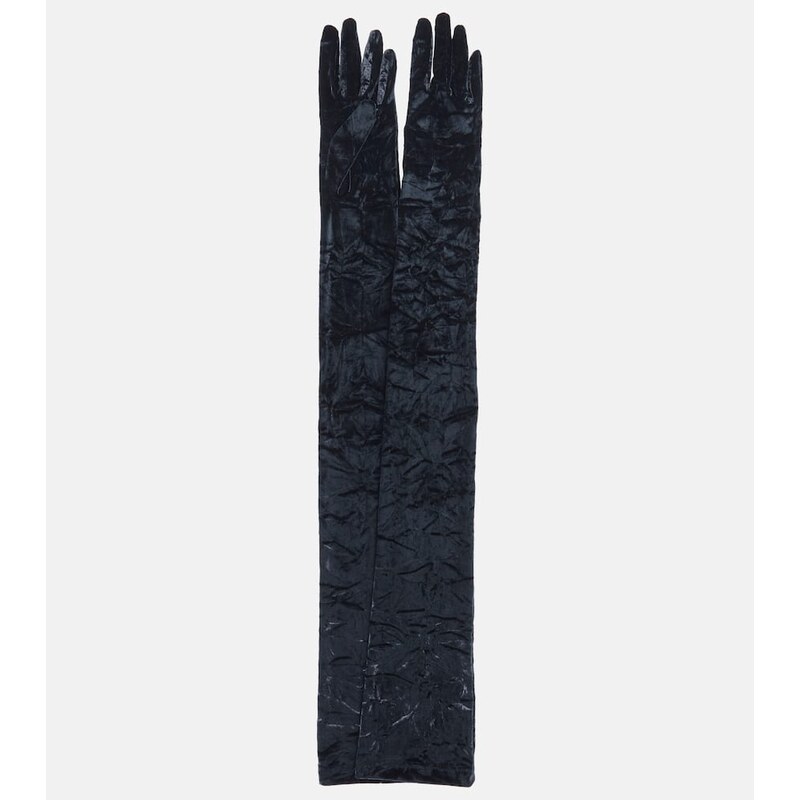 Versace Velvet gloves