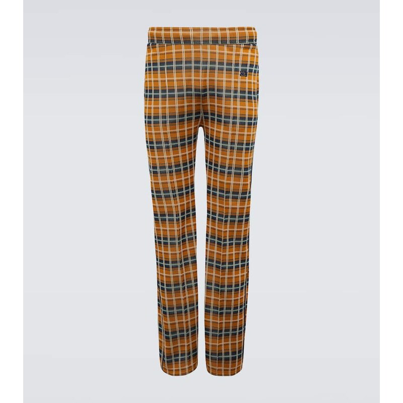 Wales Bonner Samuel checked track pants