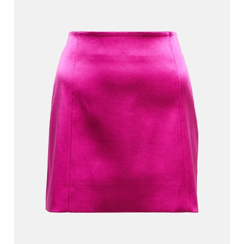 Frame Satin miniskirt
