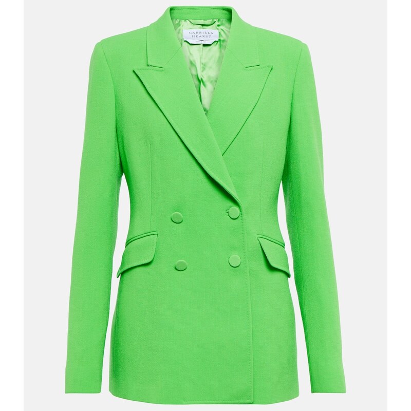 Gabriela Hearst Stephanie double-breasted virgin wool blazer