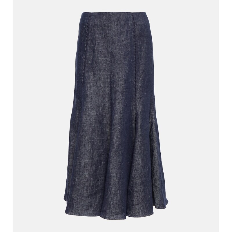 Gabriela Hearst Linen maxi skrit