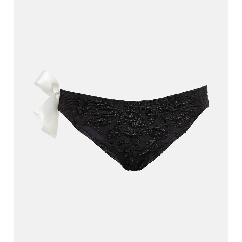 Giambattista Valli One-shoulder bow bikini bottoms