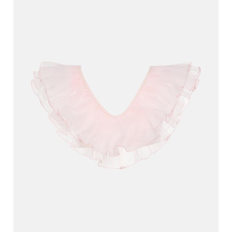 Giambattista Valli Organza-trimmed bikini top