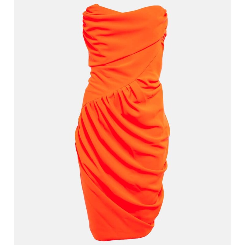 Vivienne Westwood Draped crÃªpe corset minidress