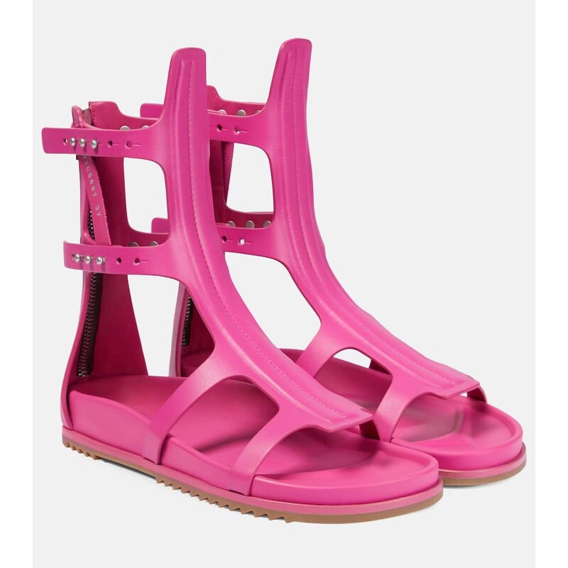 Rick Owens Rubber gladiator sandals