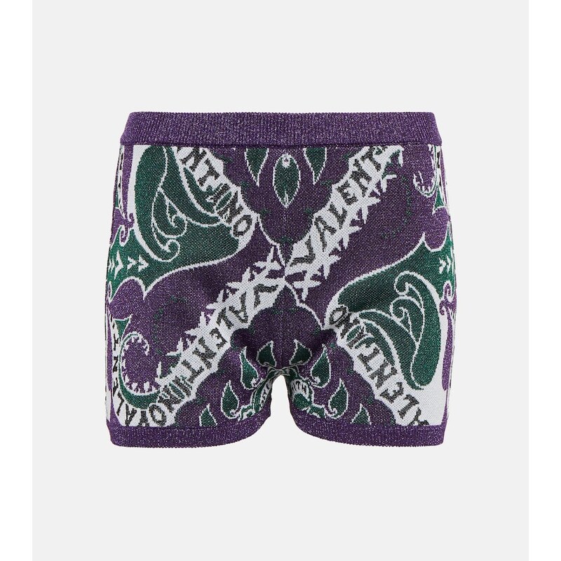 Valentino High-rise printed shorts