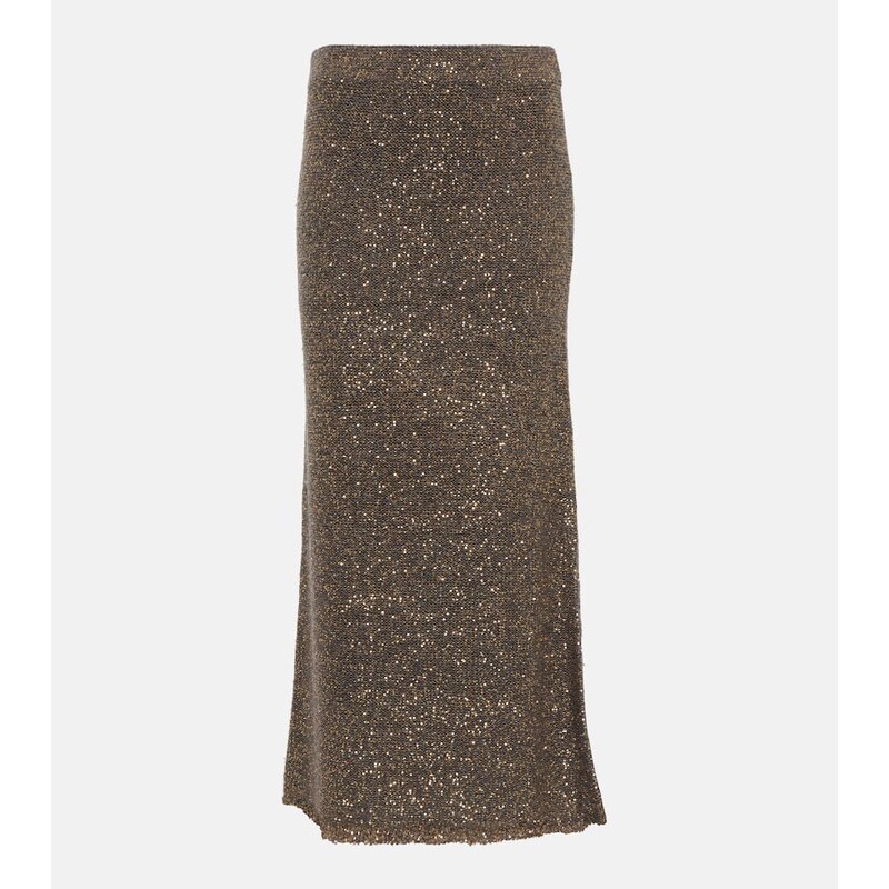 Altuzarra Dione sequin-embellished midi skirt