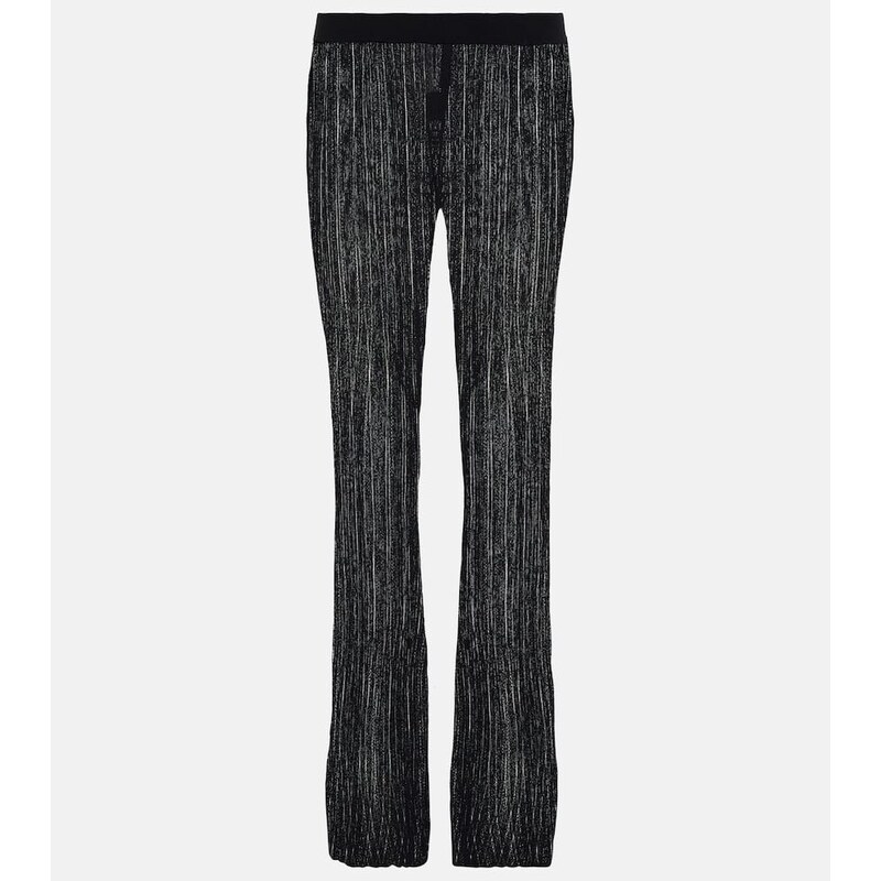 Petar Petrov Giulio rIbbed-knit flared pants