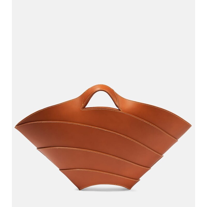 Alaïa Khaima Medium leather tote bag