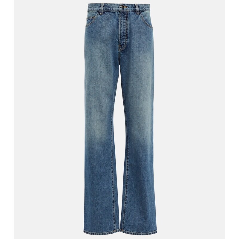 Alaïa Lover low-rise straight jeans