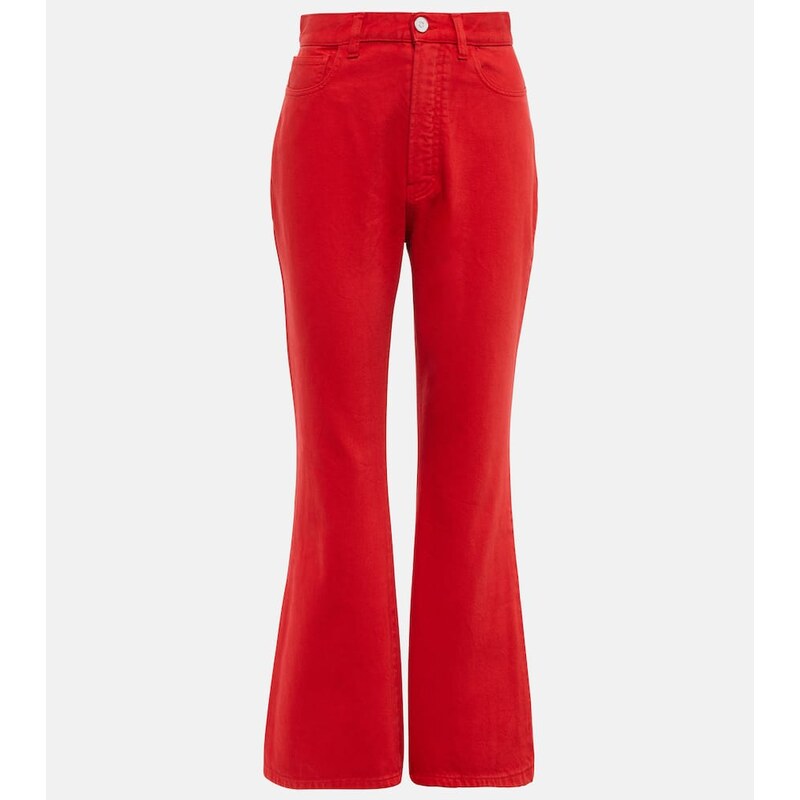 Alaïa High-rise bootcut jeans