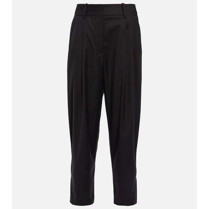 Alaïa Herringbone tapered wool pants