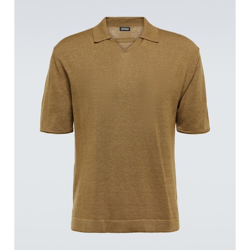 Zegna Cotton piquÃ polo shirt