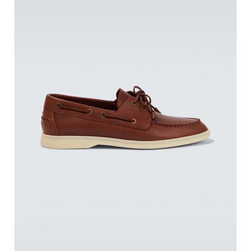 Loro Piana Sea-Sail Walk leather loafers