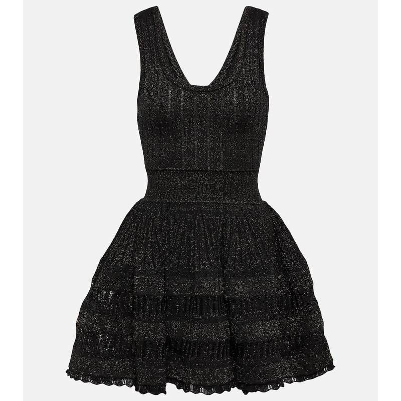 Alaïa Crinoline wool-blend minidress