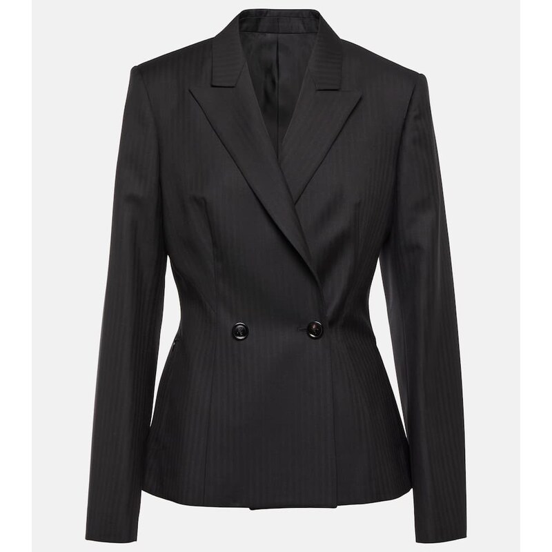 Alaïa Herringbone wool gabardine blazer