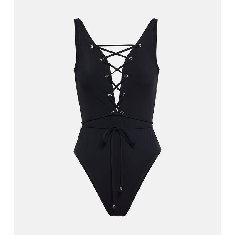 Alaïa Lace-up swimsuit