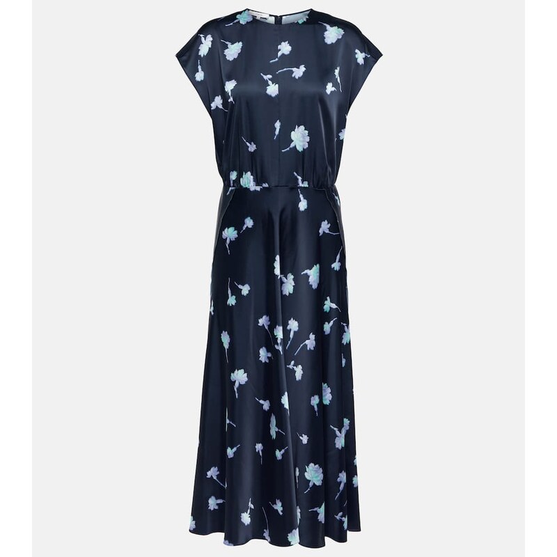 Vince Floral midi dress