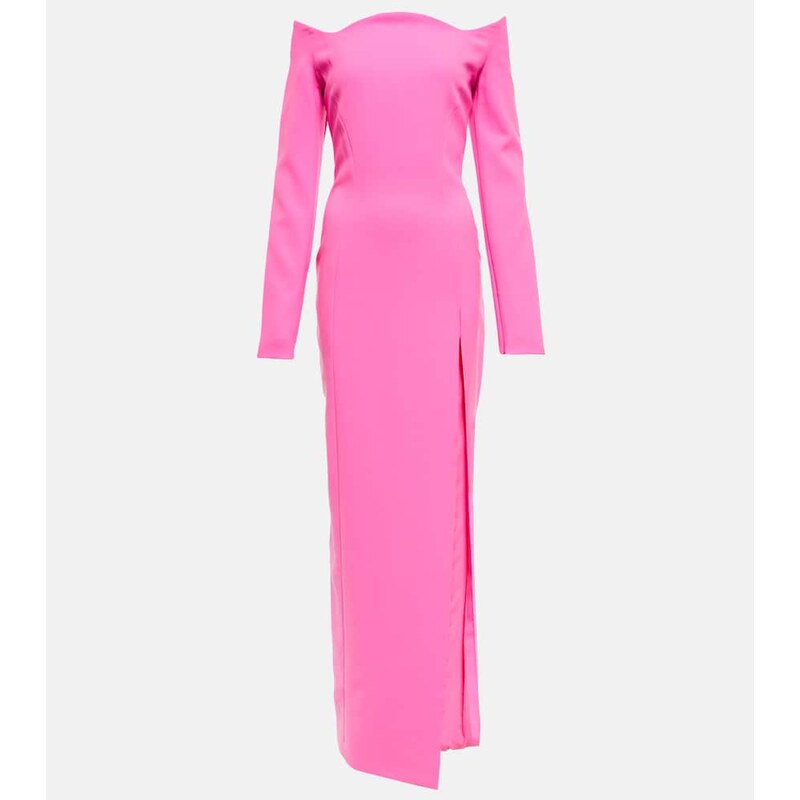 Mônot Off-the-shoulder gown