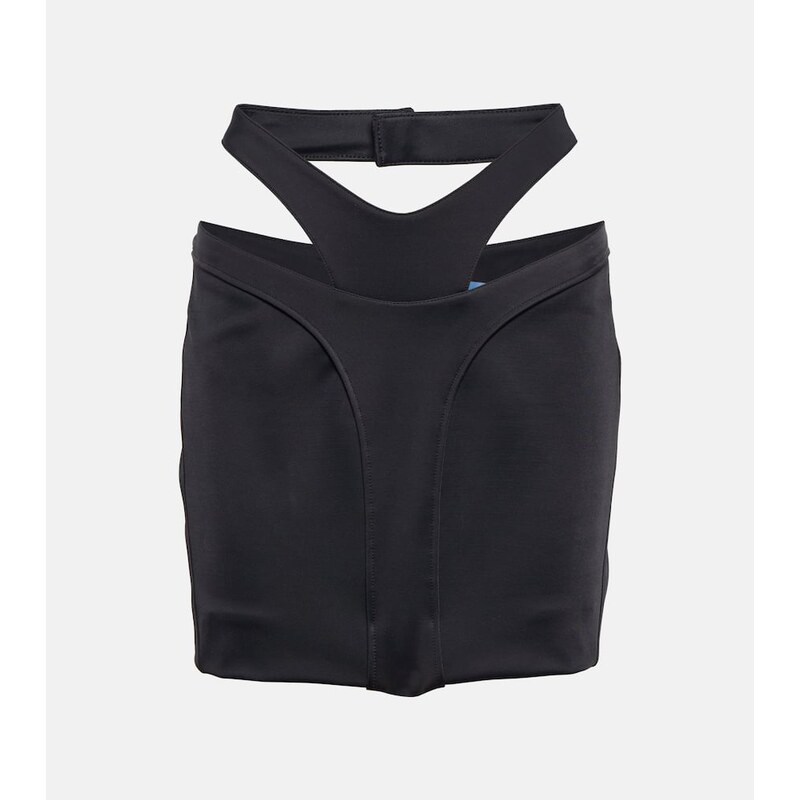 Mugler Cutout miniskirt