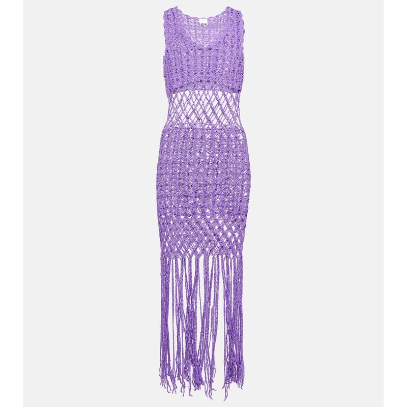 Anna Kosturova Crochet minidress