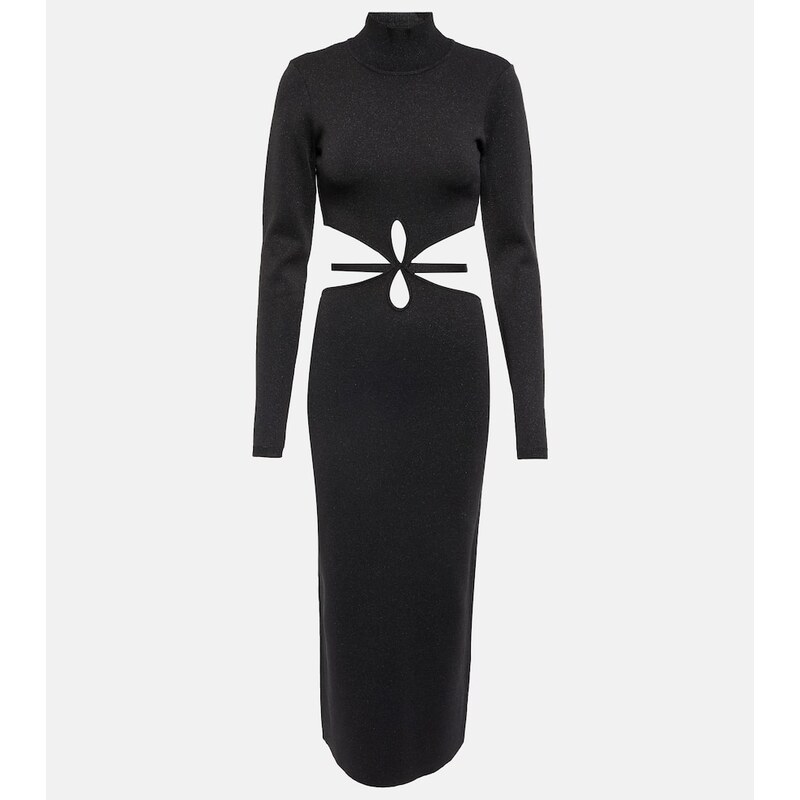 Rebecca Vallance Brianna cutout knit midi dress