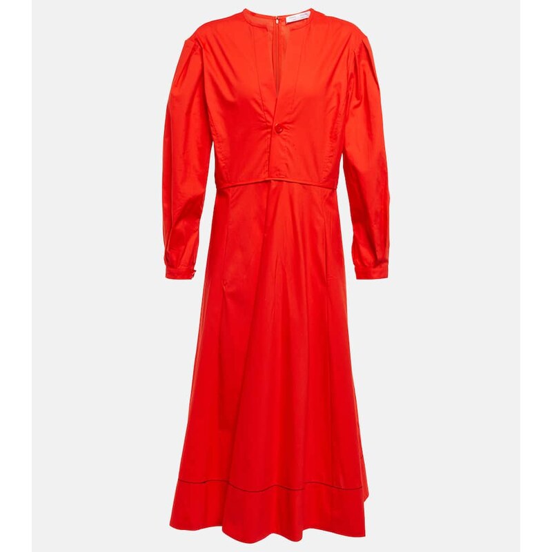 Proenza Schouler White Label cotton poplin midi dress