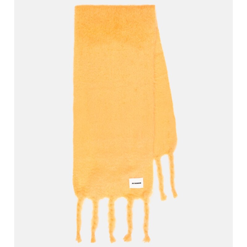 Jil Sander Mohair and wool-blend scarf