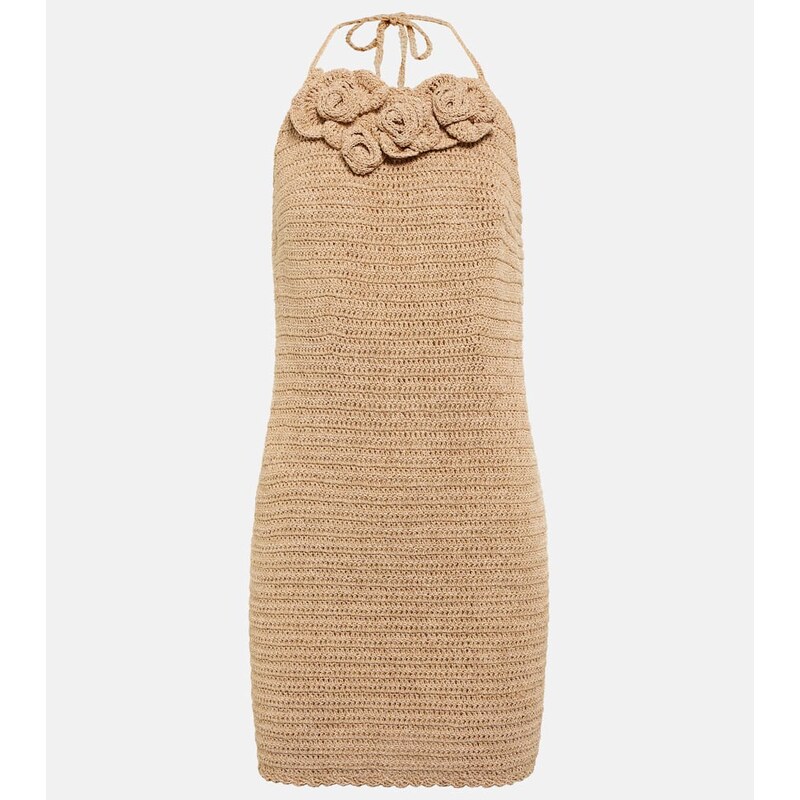Magda Butrym Crochet cotton-blend minidress