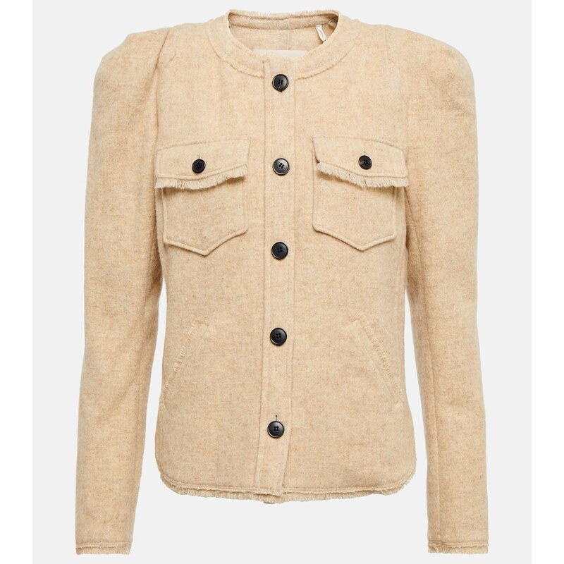 Marant Etoile Nelly wool-blend jacket