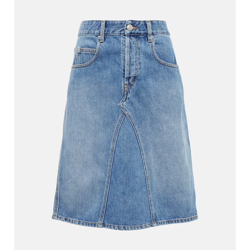 Marant Etoile Fiali denim midi skirt