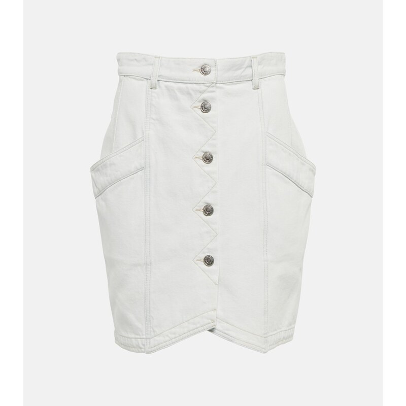 Marant Etoile Sabel high-rise denim miniskirt