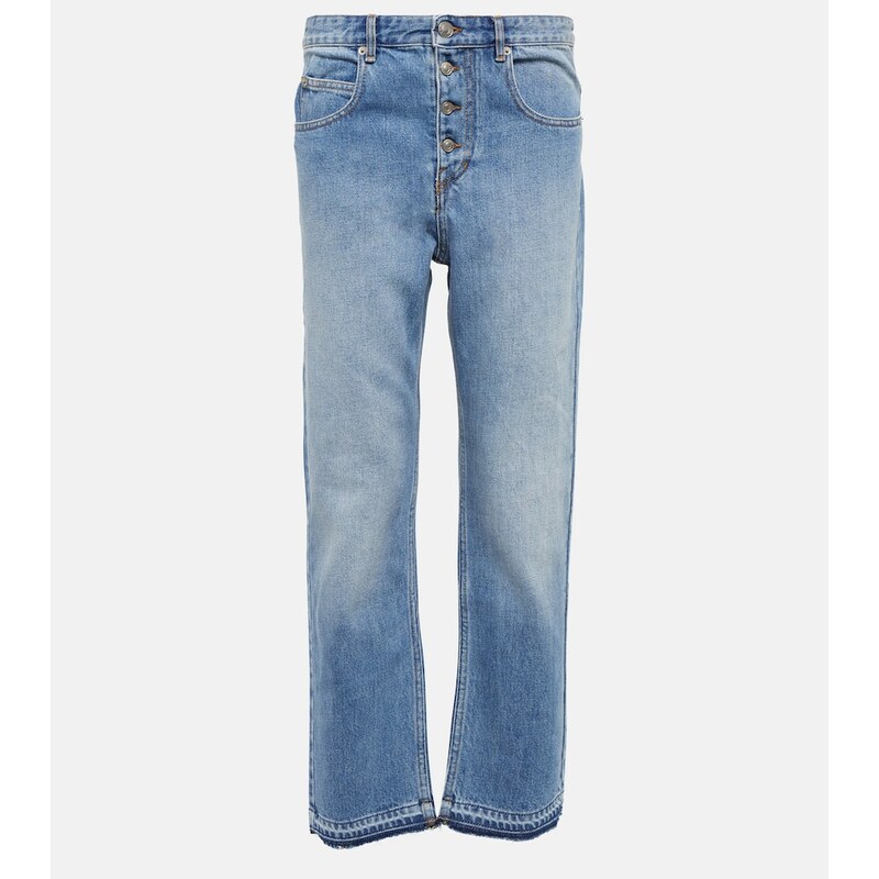 Marant Etoile Belden high-rise slim-fit pants