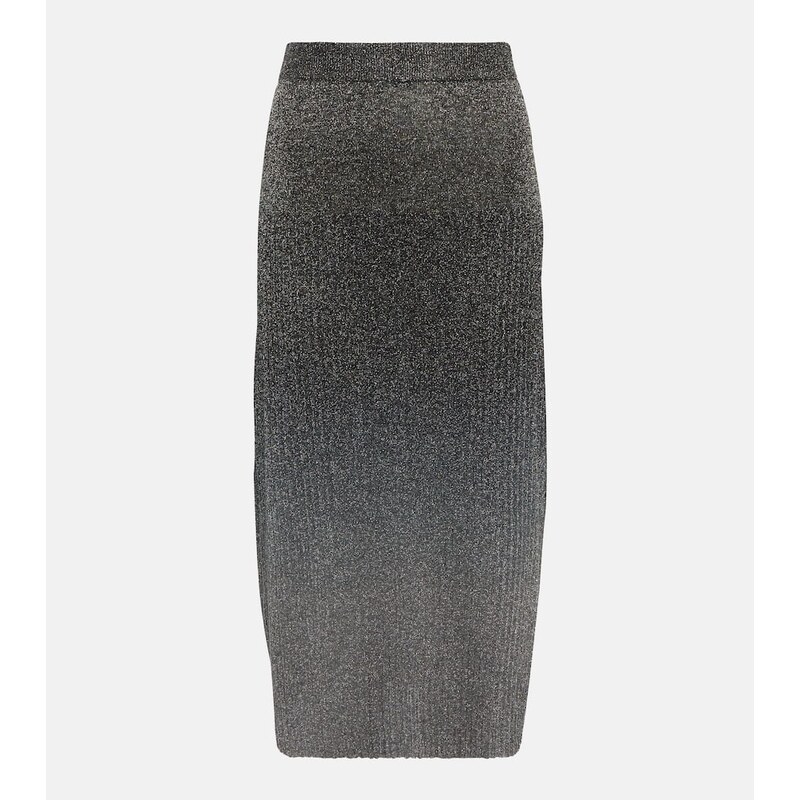 Joseph Metallic midi skirt
