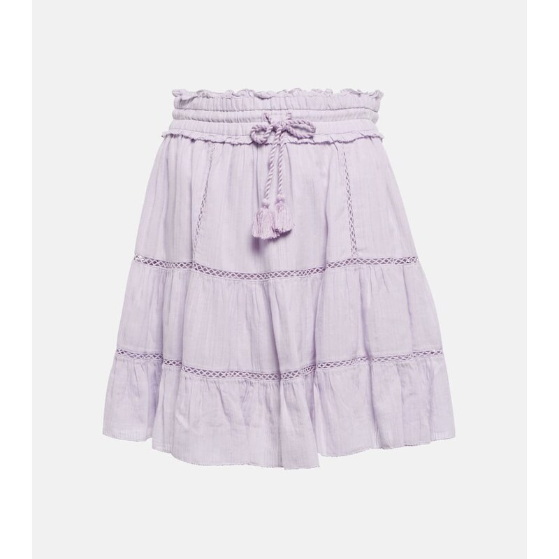 Marant Etoile Lioline cotton-blend miniskirt