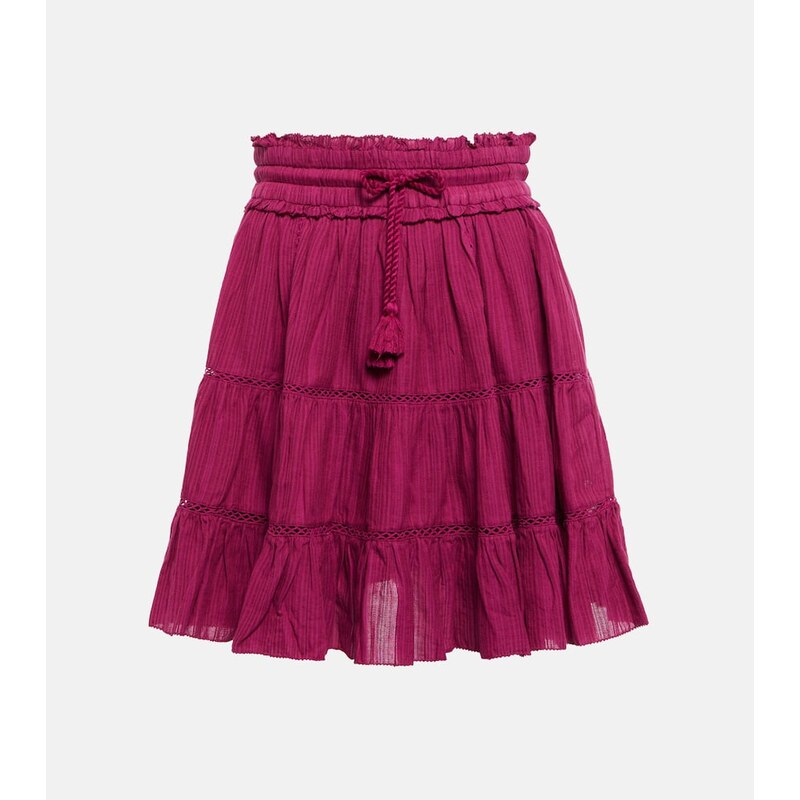Marant Etoile Lioline cotton-blend miniskirt