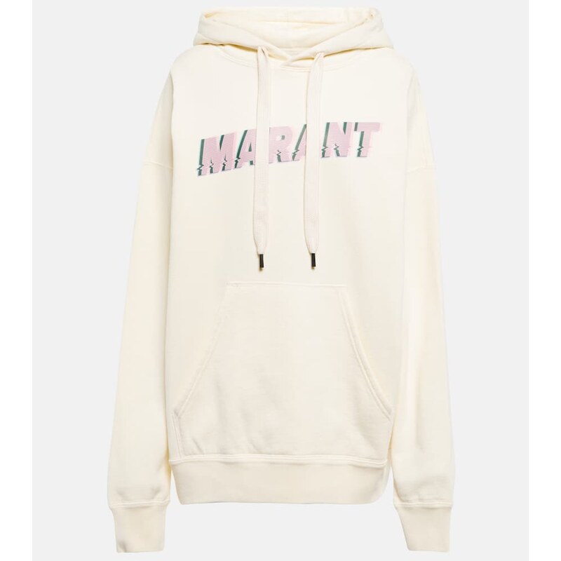 Marant Etoile Mansel logo cotton-blend hoodie
