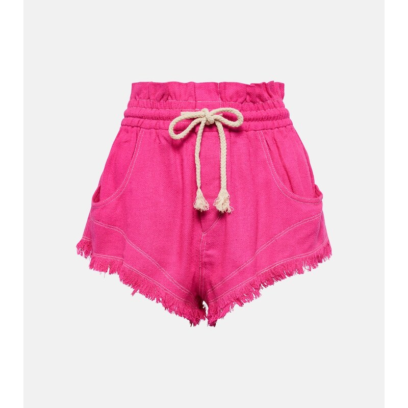 Marant Etoile Talapiz high-rise silk shorts