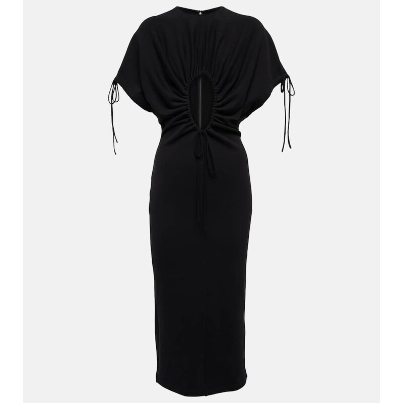 Christopher Kane Cutout cotton midi dress