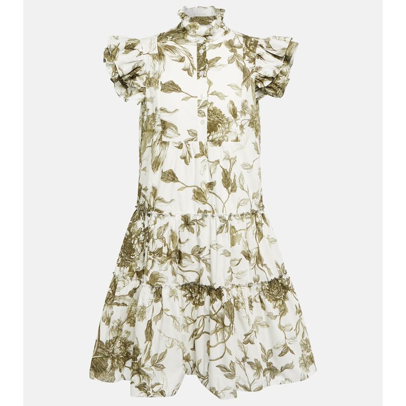 Erdem Pomona printed cotton minidress