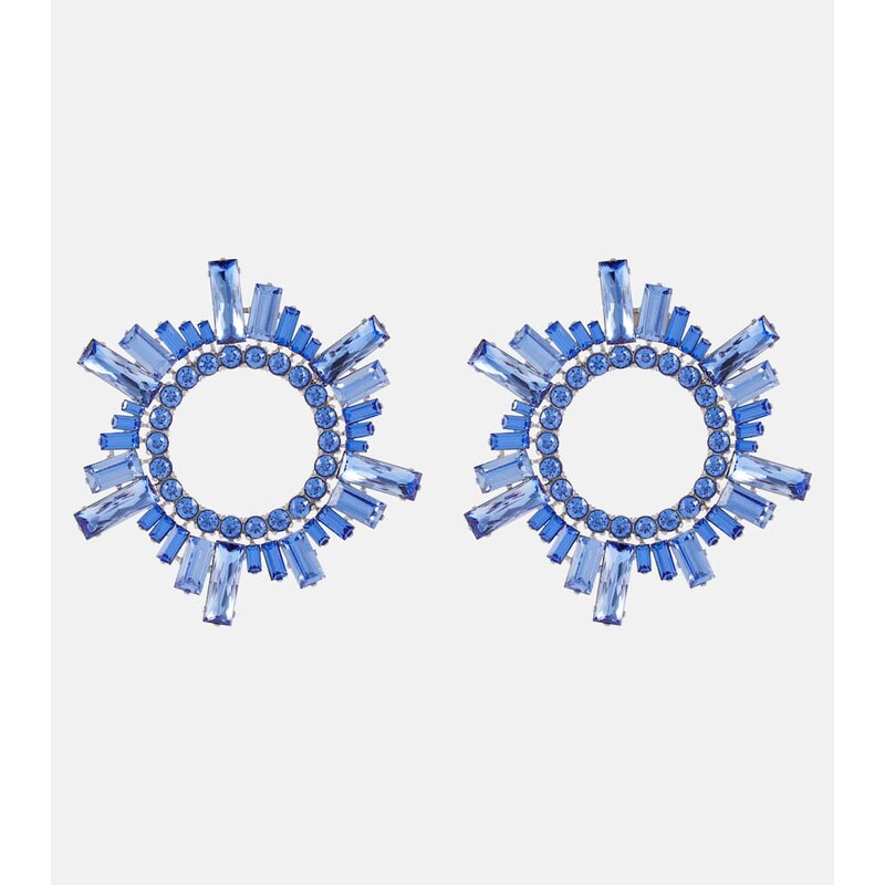 Amina Muaddi Begum crystal-embellished earrings