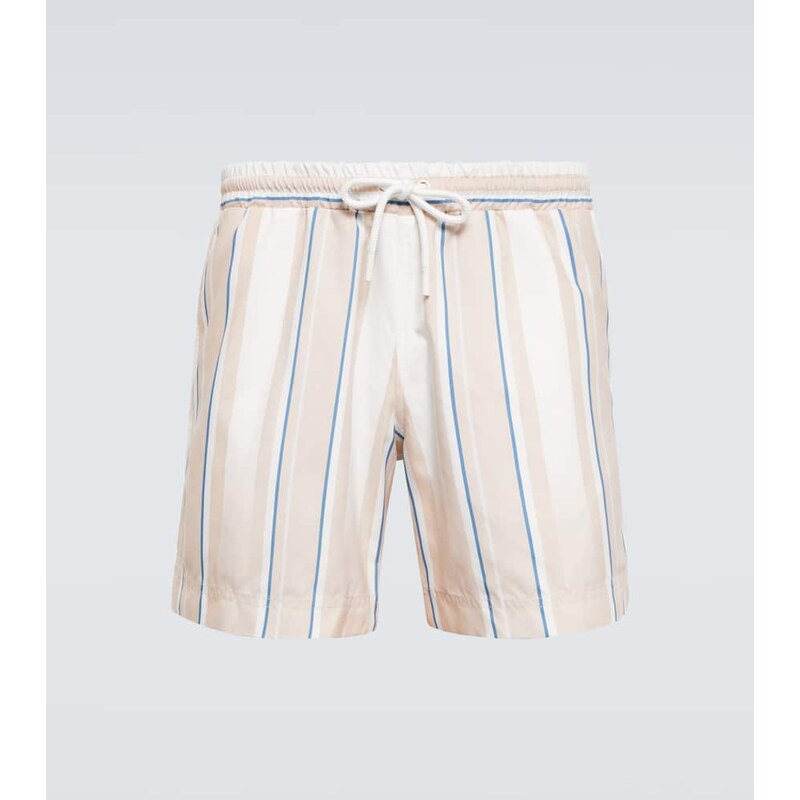 Commas Striped swim shorts