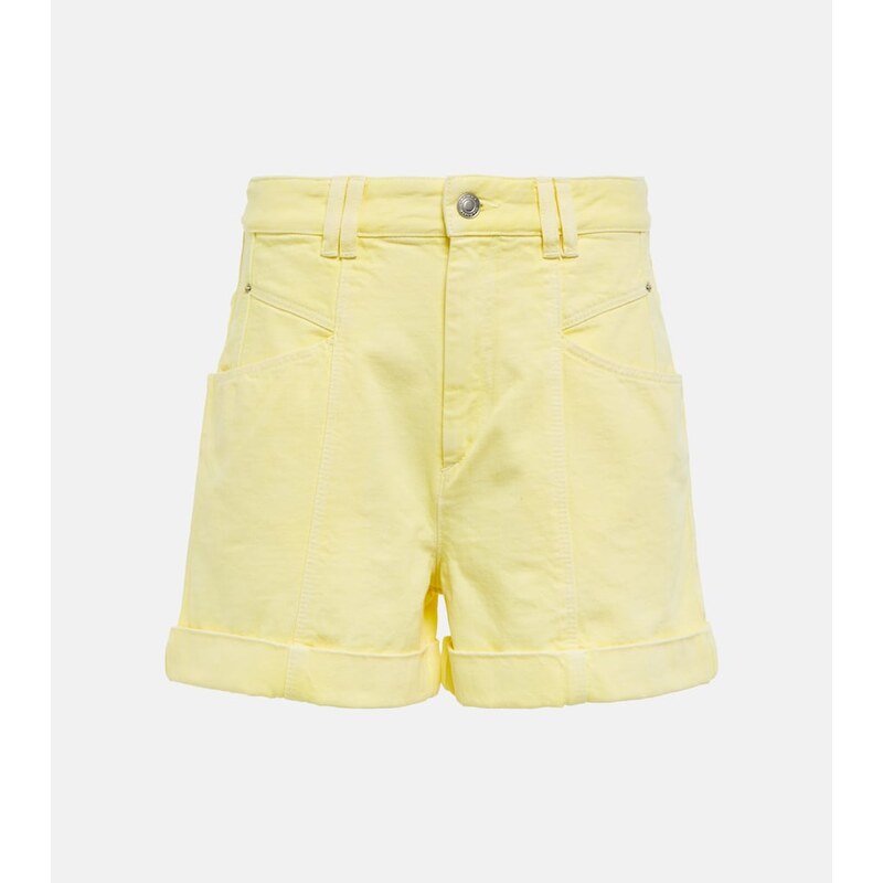 Isabel Marant Vetanio high-rise denim shorts
