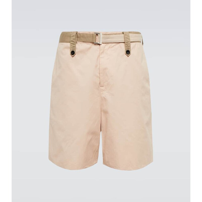 Sacai Cotton chino shorts