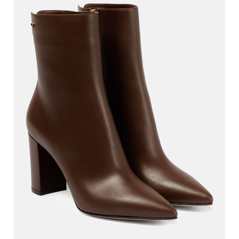Gianvito Rossi Lyell leather ankle boots