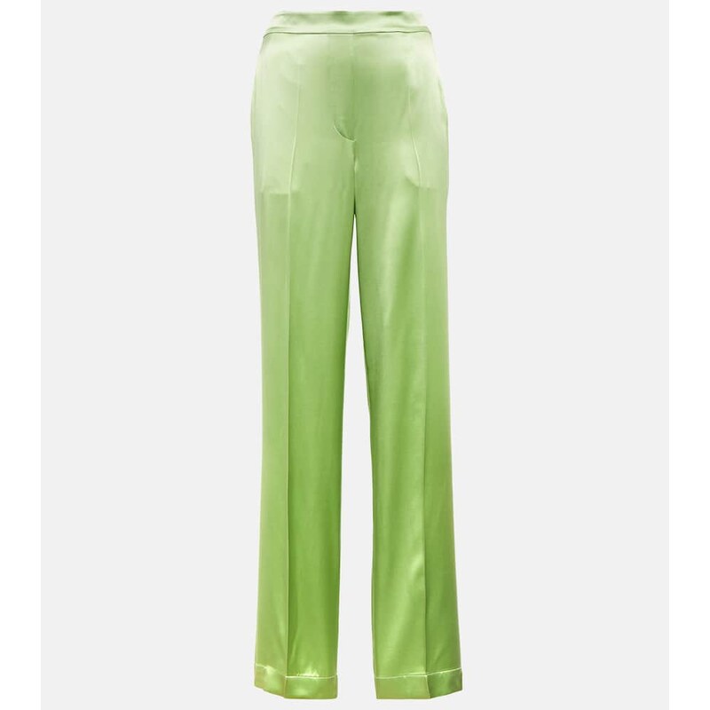 Joseph Tova straight silk satin pants