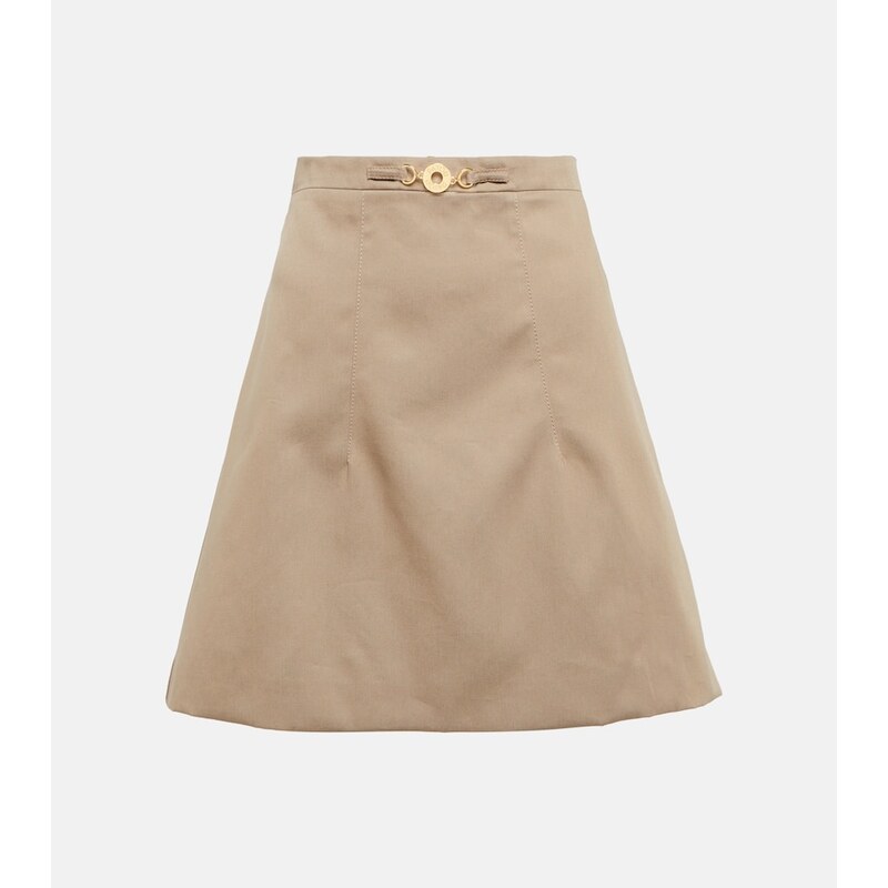 Patou Cotton miniskirt
