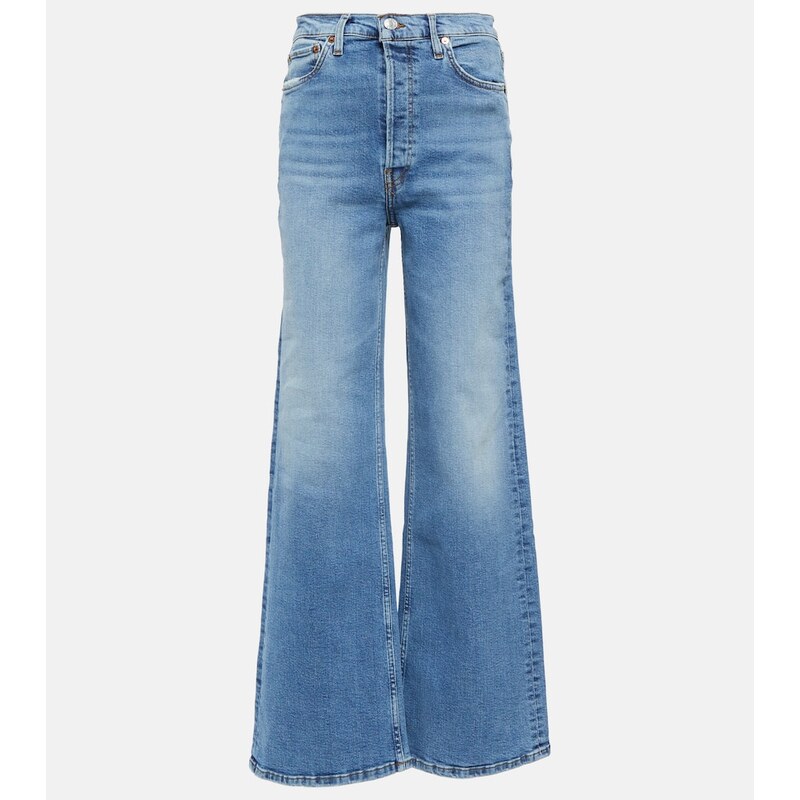 Re/Done 70s high-rise wide jeans